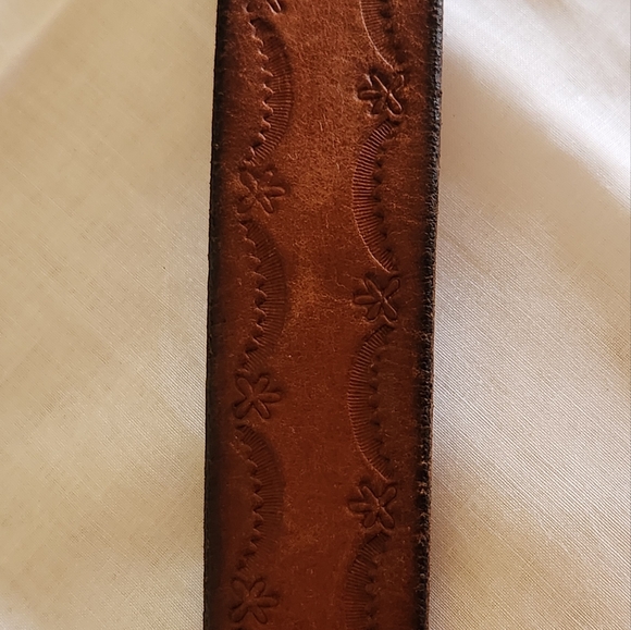 Old Navy Leather Belt with Rhinestone Buckle - Picture 10 of 13